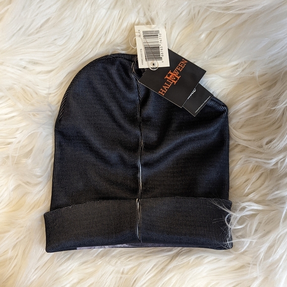 SOLD Halloween II ☆ NWT Michael Myers Beanie Hat Rolldown Mask Horror Movie - Picture 3 of 4